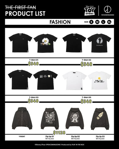 Pre-order| PEACEMINUSONE x Toy Story THE FIRST FAN