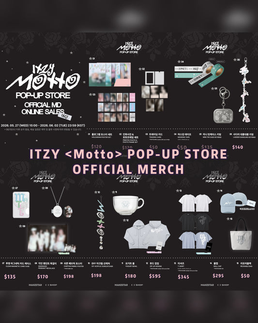 Pre-order| ITZY <Motto> POP-UP STORE OFFICIAL MERCH