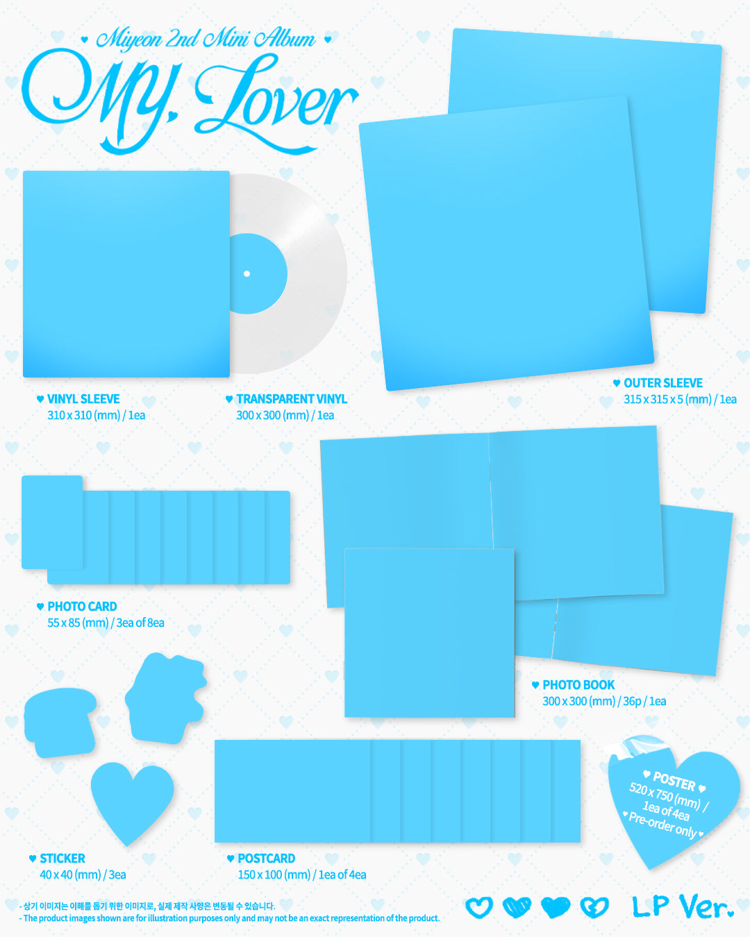 Pre-order| MIYEON 2nd Mini Album [MY,Lover]