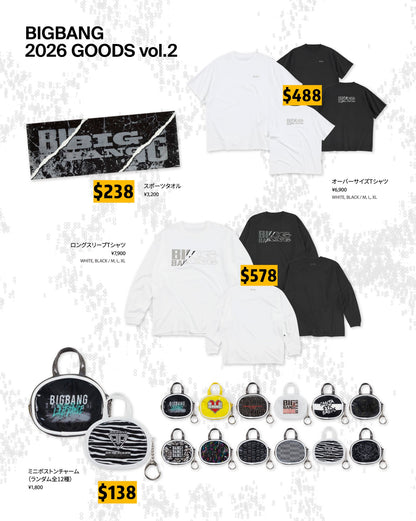 Pre-order| BIGBANG 2026 JAPAN GOODS vol.2