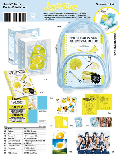 Pre-order| Hearts2Hearts The 2nd Mini Album Lemon Tang