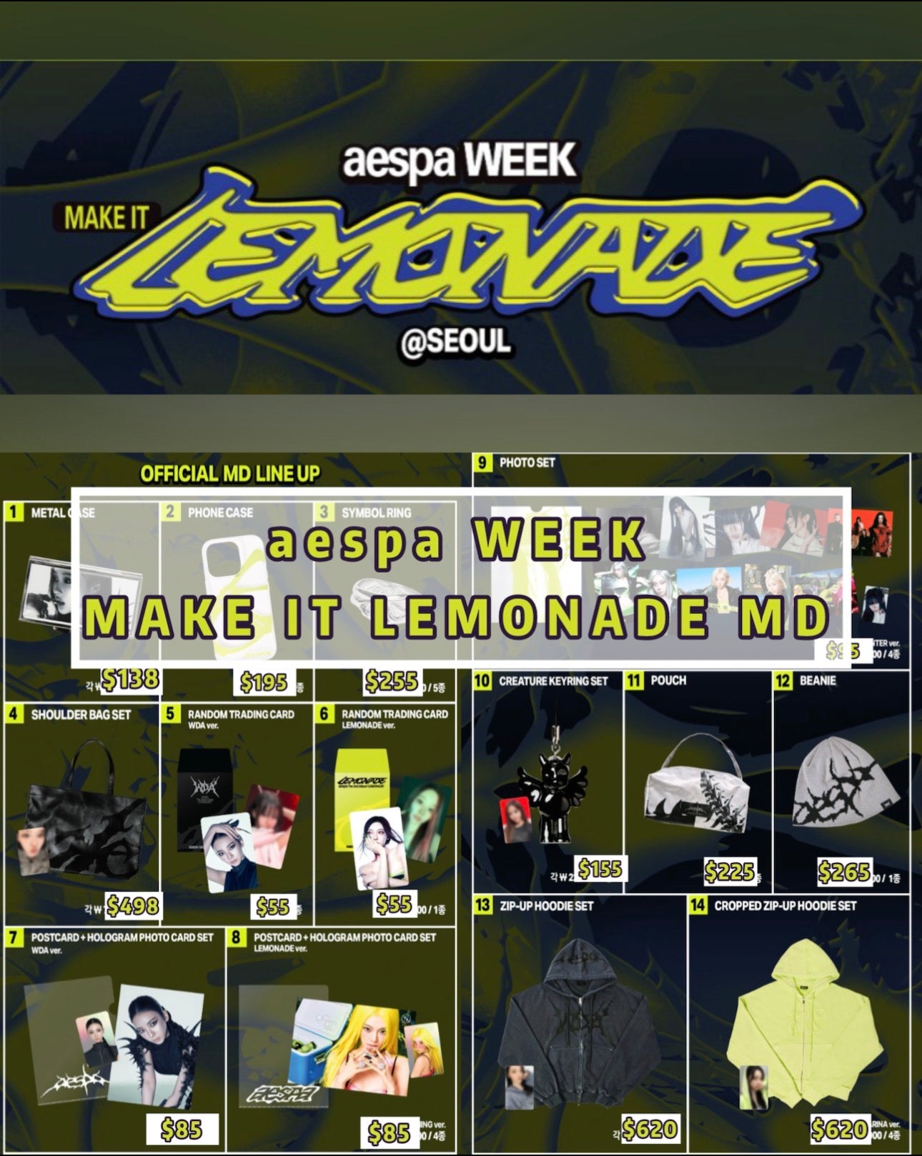 Pre-order| aespa WEEK MAKE IT LEMONADE MD