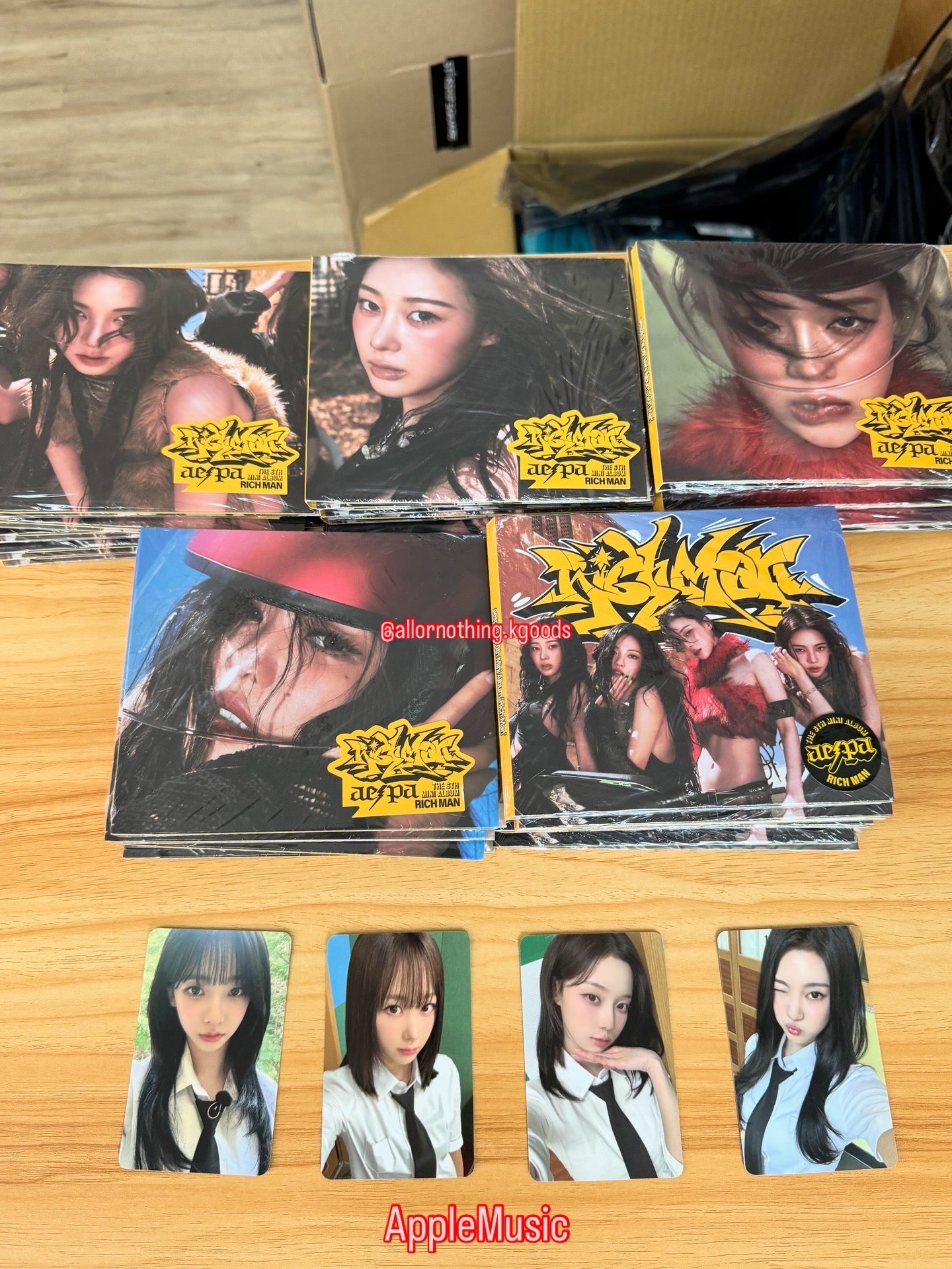 In-stock| [特典]aespa Rich Man album Lucky Draw(需連同專輯購買)