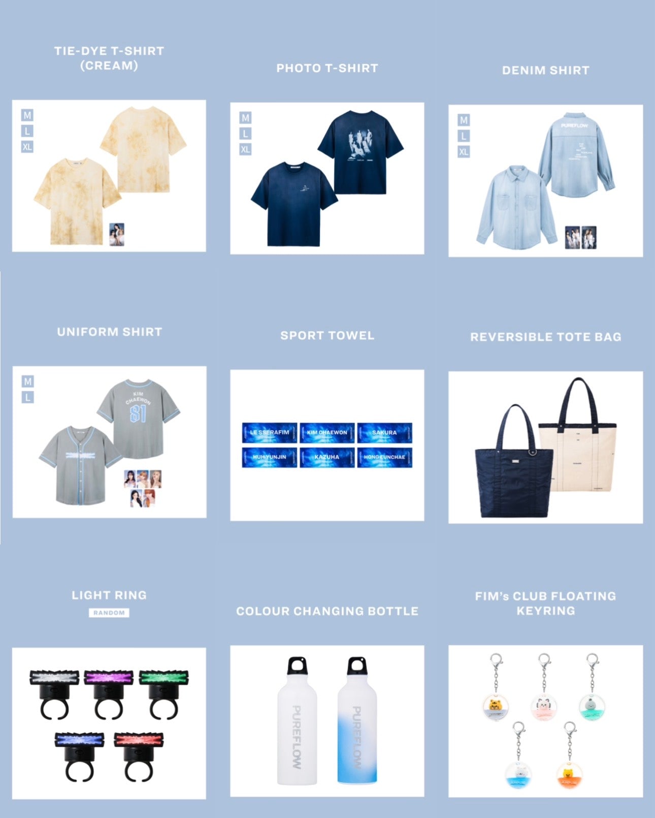 Pre-order| LE SSERAFIM PUREFLOW in Japan Merch