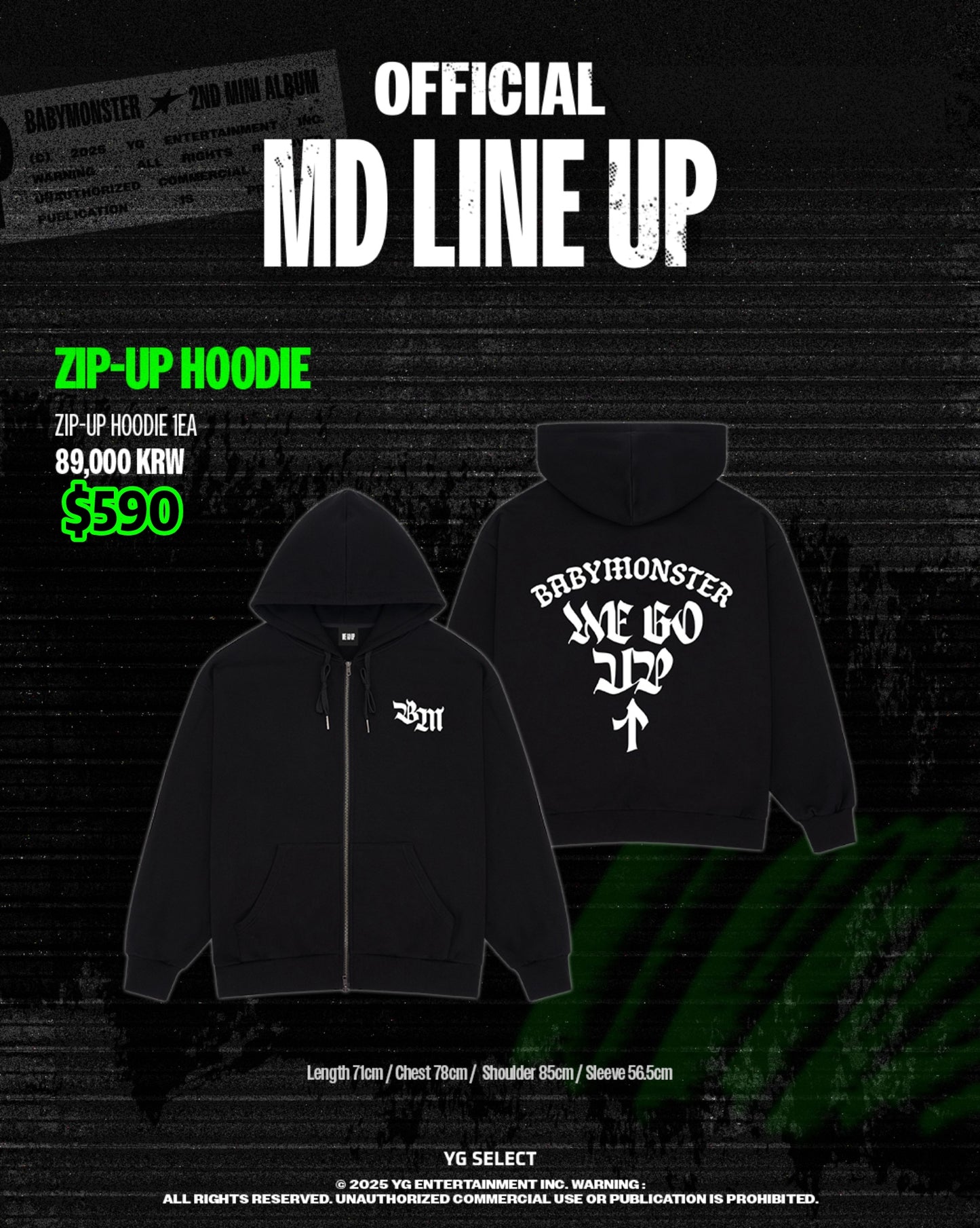 Pre-order| BABYMONSTER 2nd MINI ALBUM [WE GO UP] OFFICIAL MD