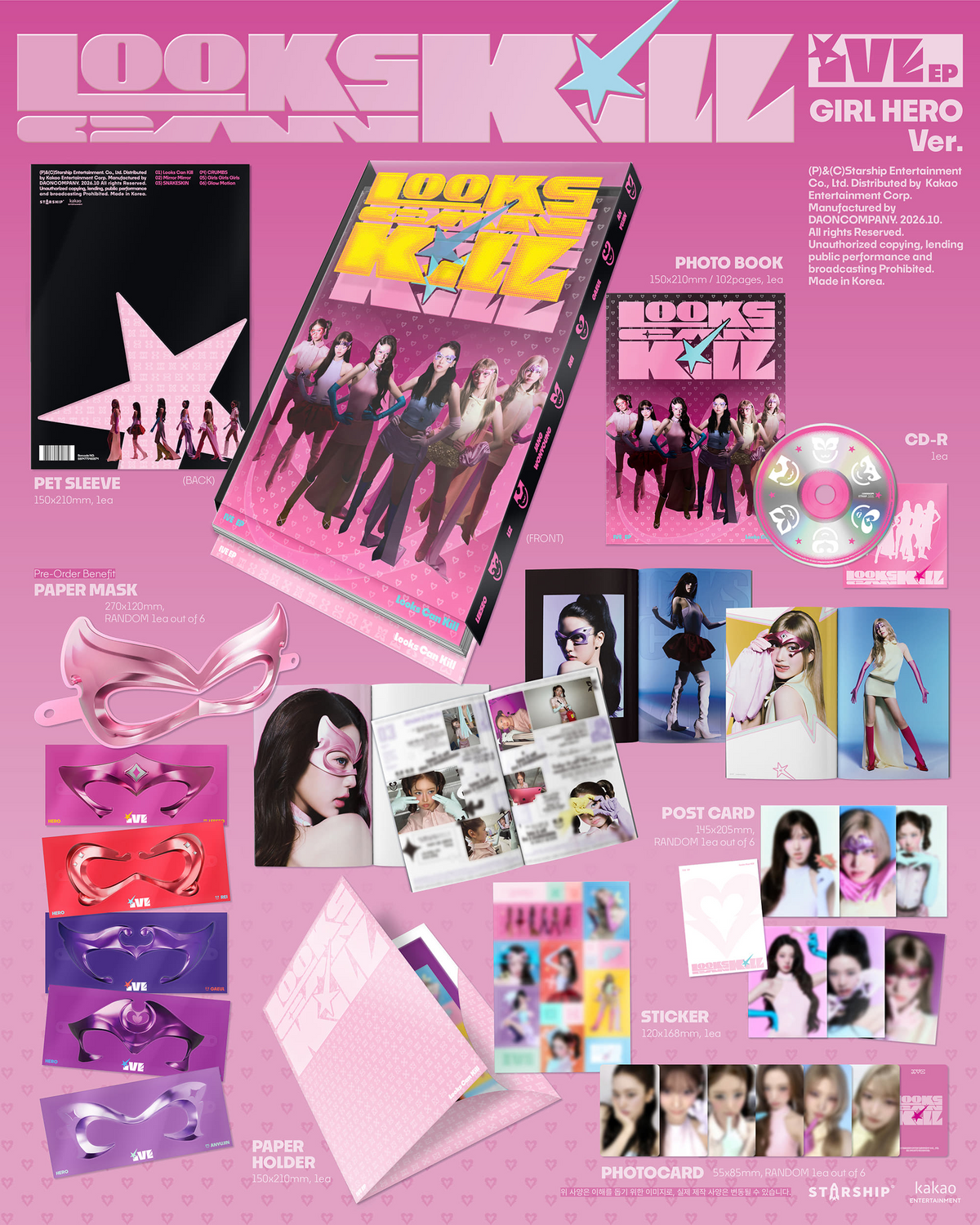 Pre-order|IVE EP <Looks Can Kill>