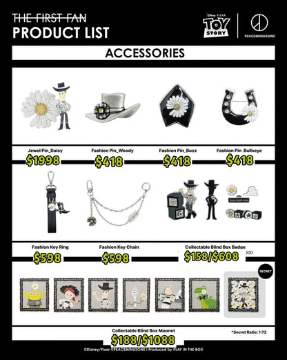 Pre-order| PEACEMINUSONE x Toy Story THE FIRST FAN 2nd batch