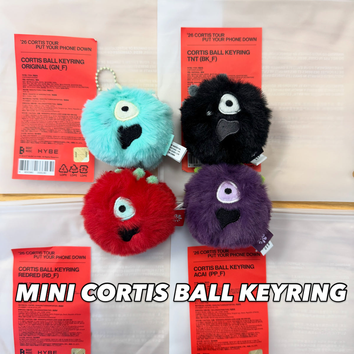 In-stock| Mini CORTIS Ball Keyring