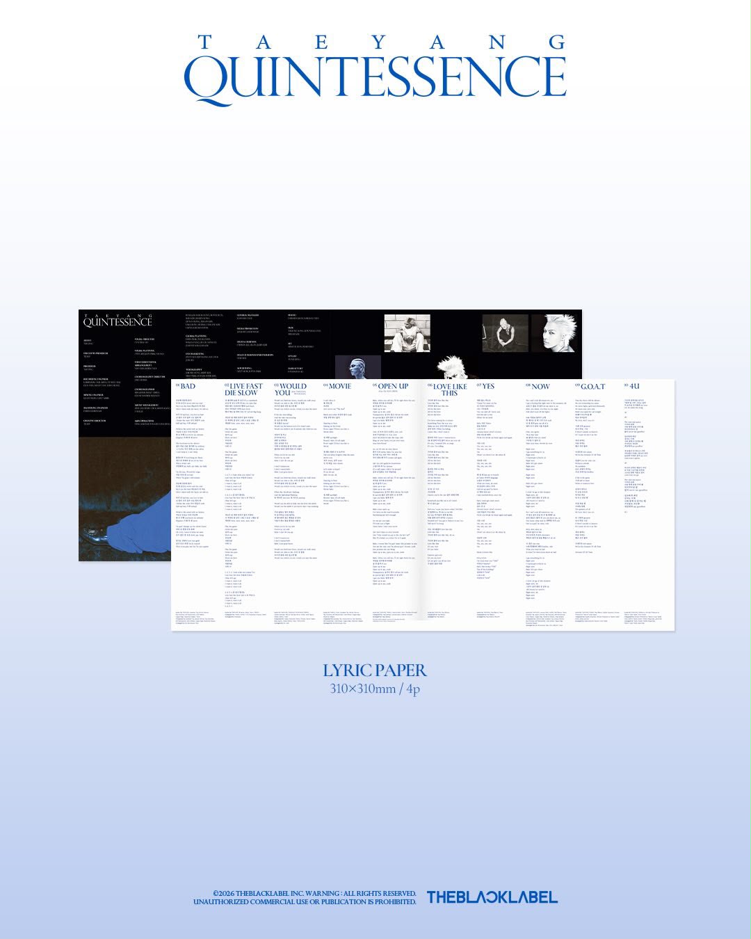 Pre-order| TAEYANG QUINTESSENCE (VINYL)