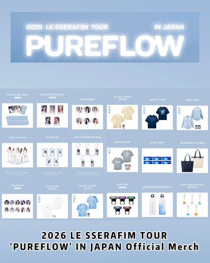 Pre-order| LE SSERAFIM PUREFLOW in Japan Merch