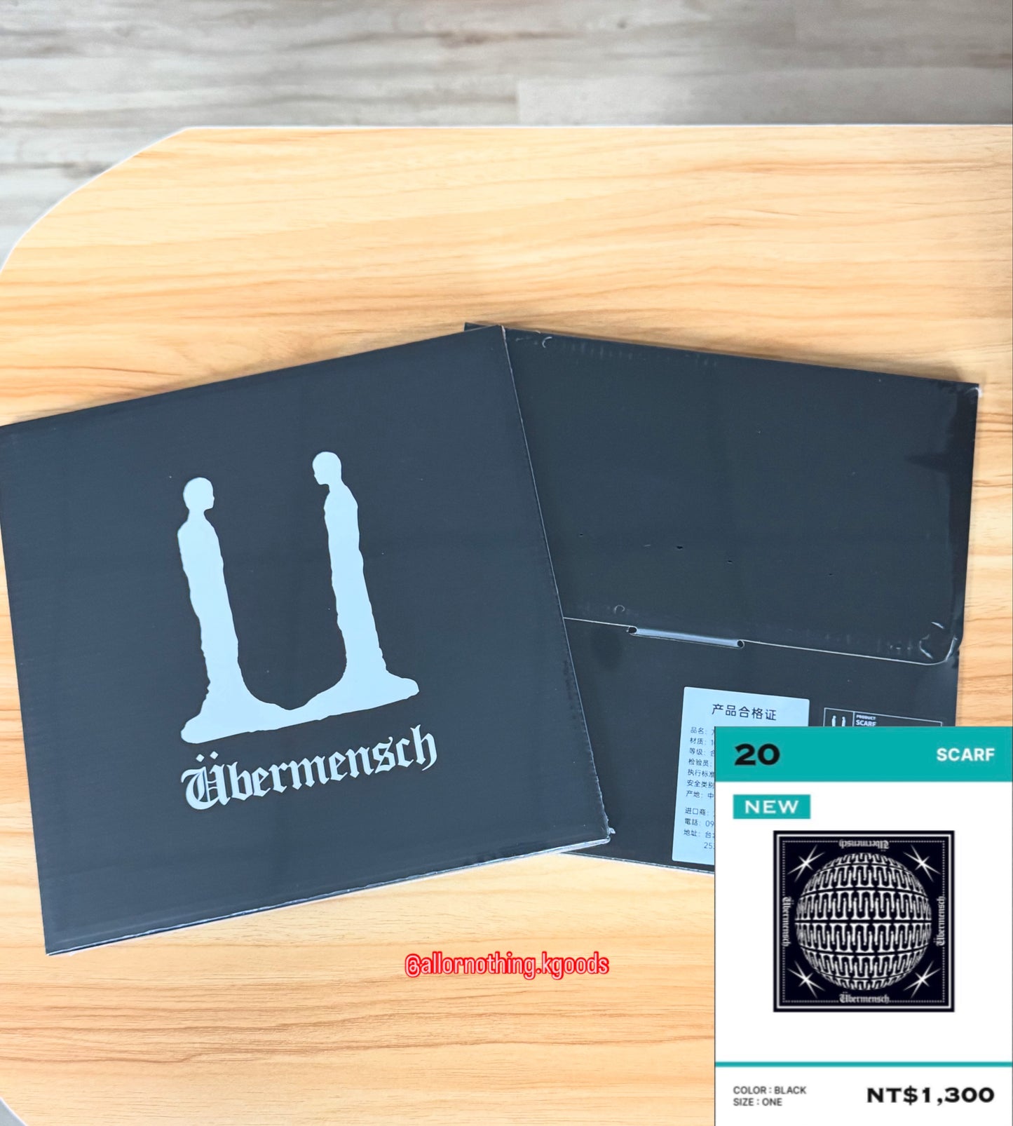 In-stock| G-DRAGON MEDIA EXHIBITION ÜBERMENSCH TAIWAN