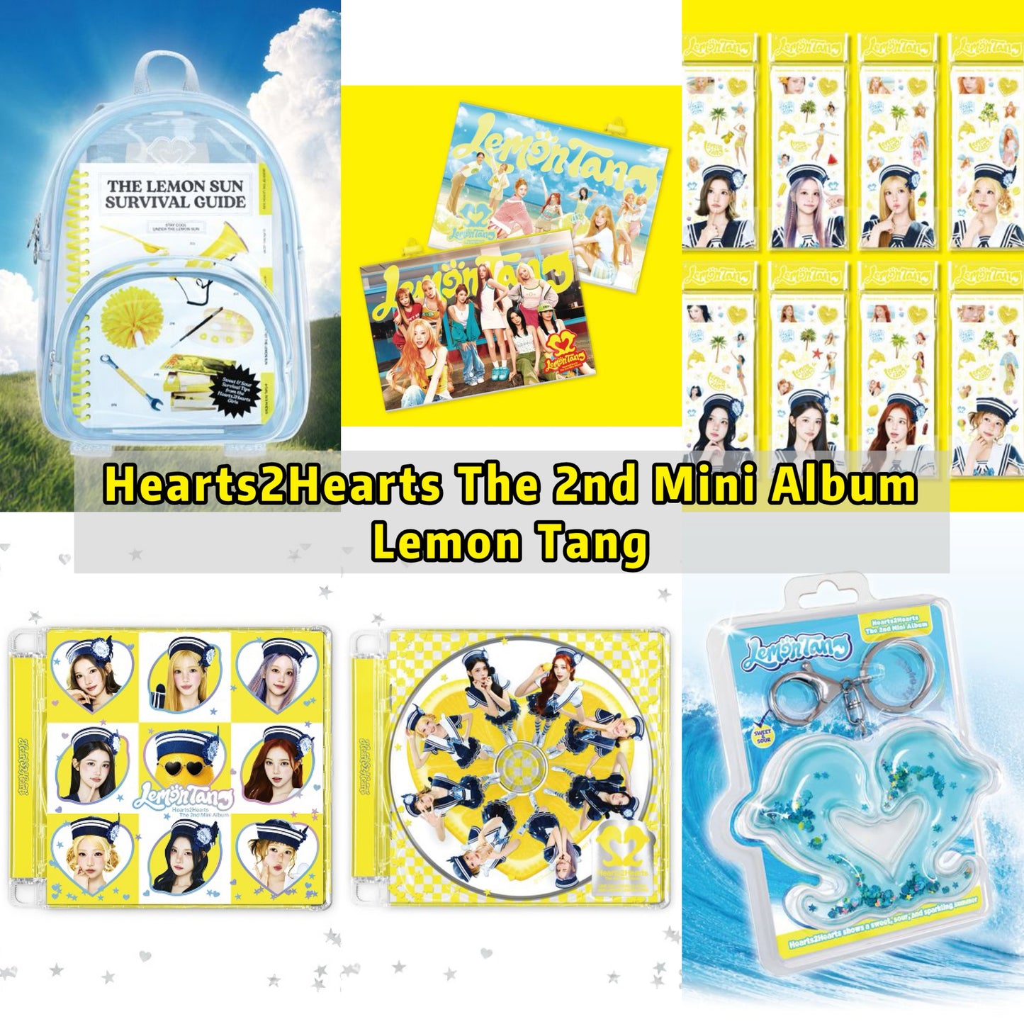 Pre-order| Hearts2Hearts The 2nd Mini Album Lemon Tang
