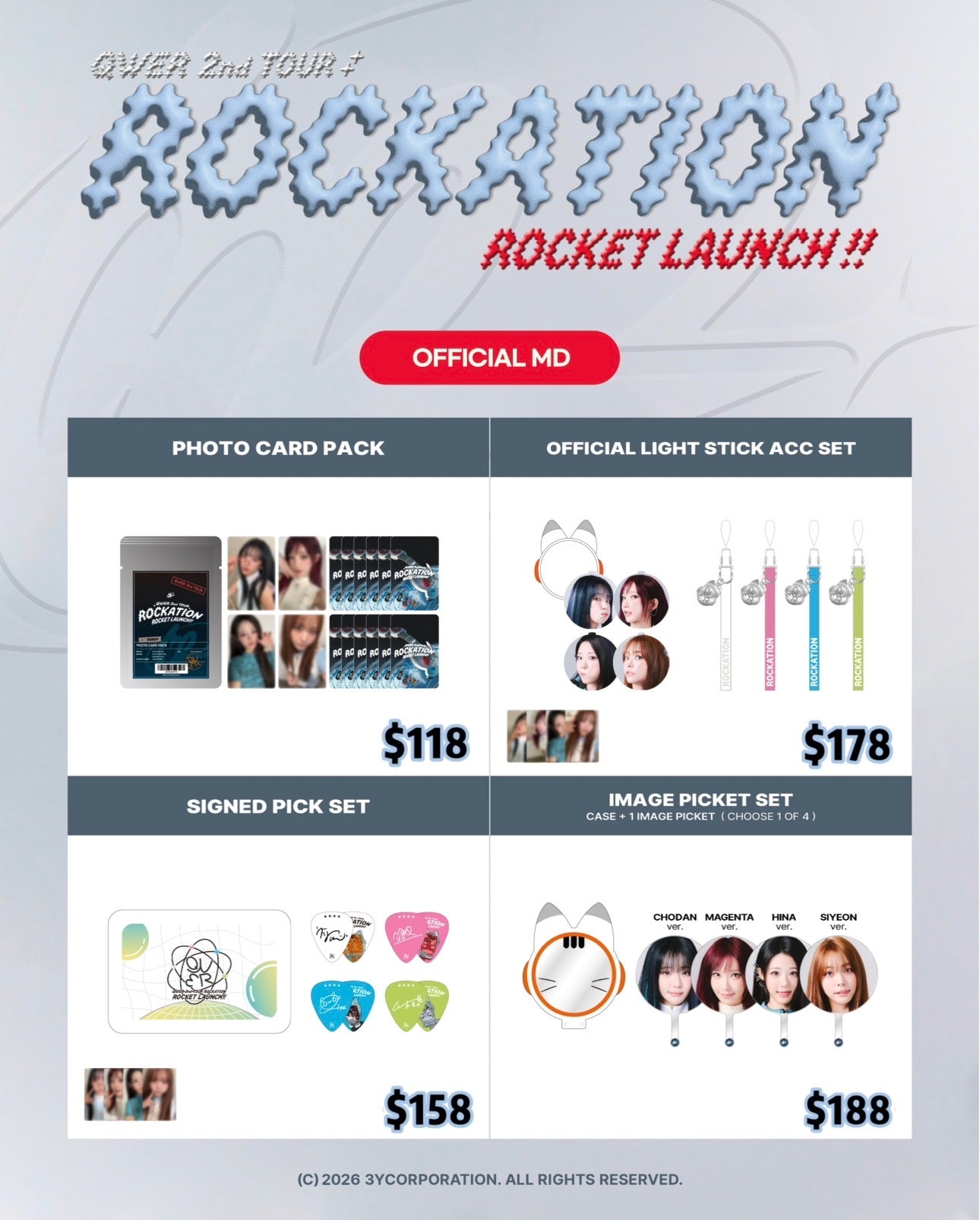 Pre-order| QWER 2nd TOUR IN SEOUL OFFICIAL MD🚀
