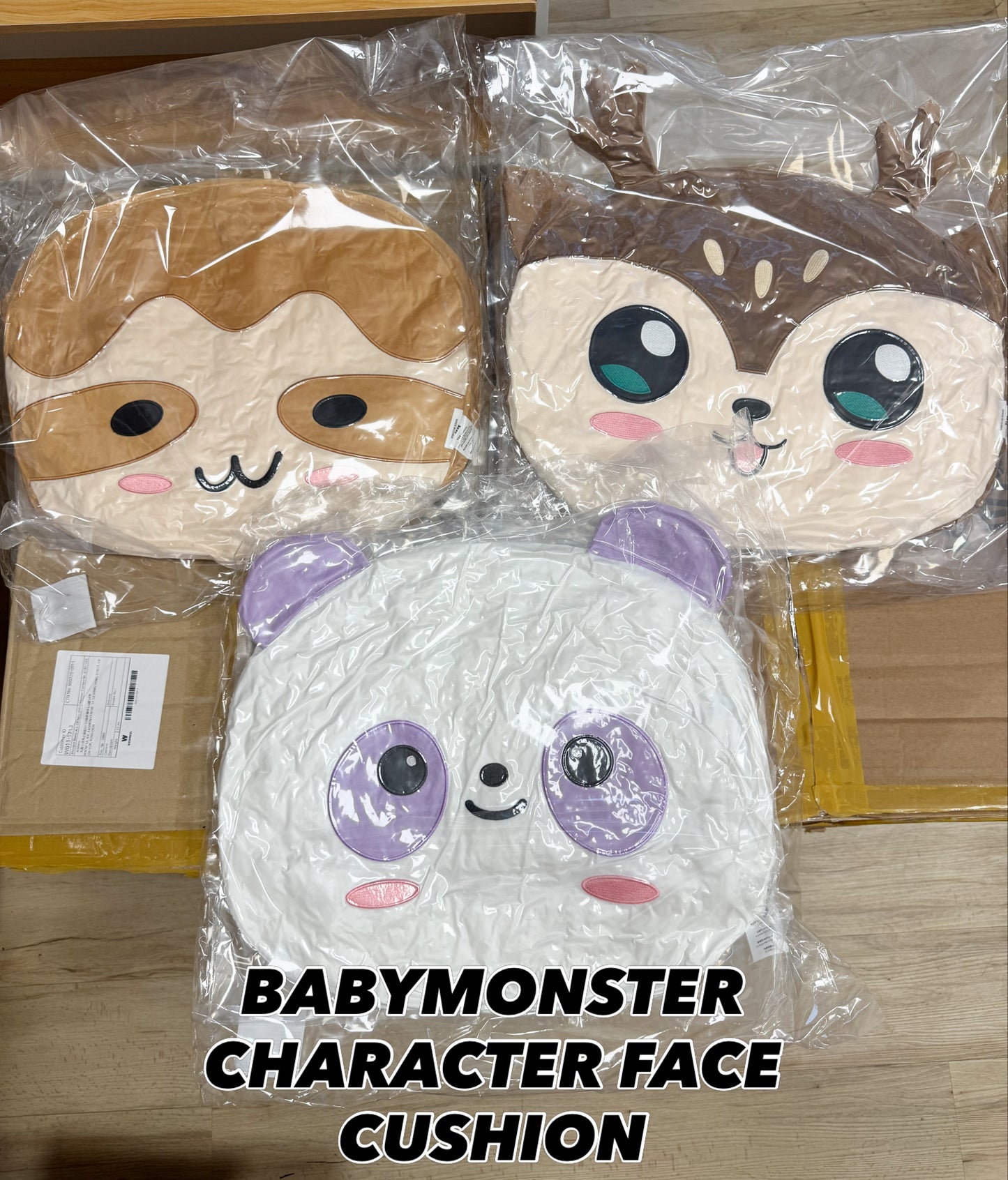 In-stock | BABYMONSTER CHARACTER FACE CUSHION
