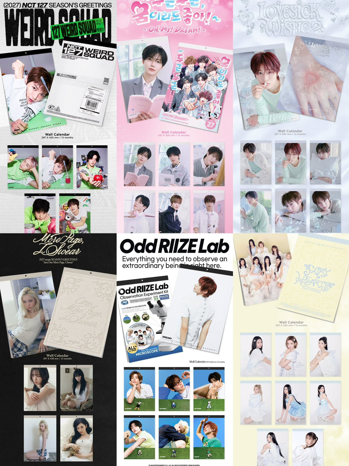 Pre-order| SM Artist 2027 Season’s Greeting
