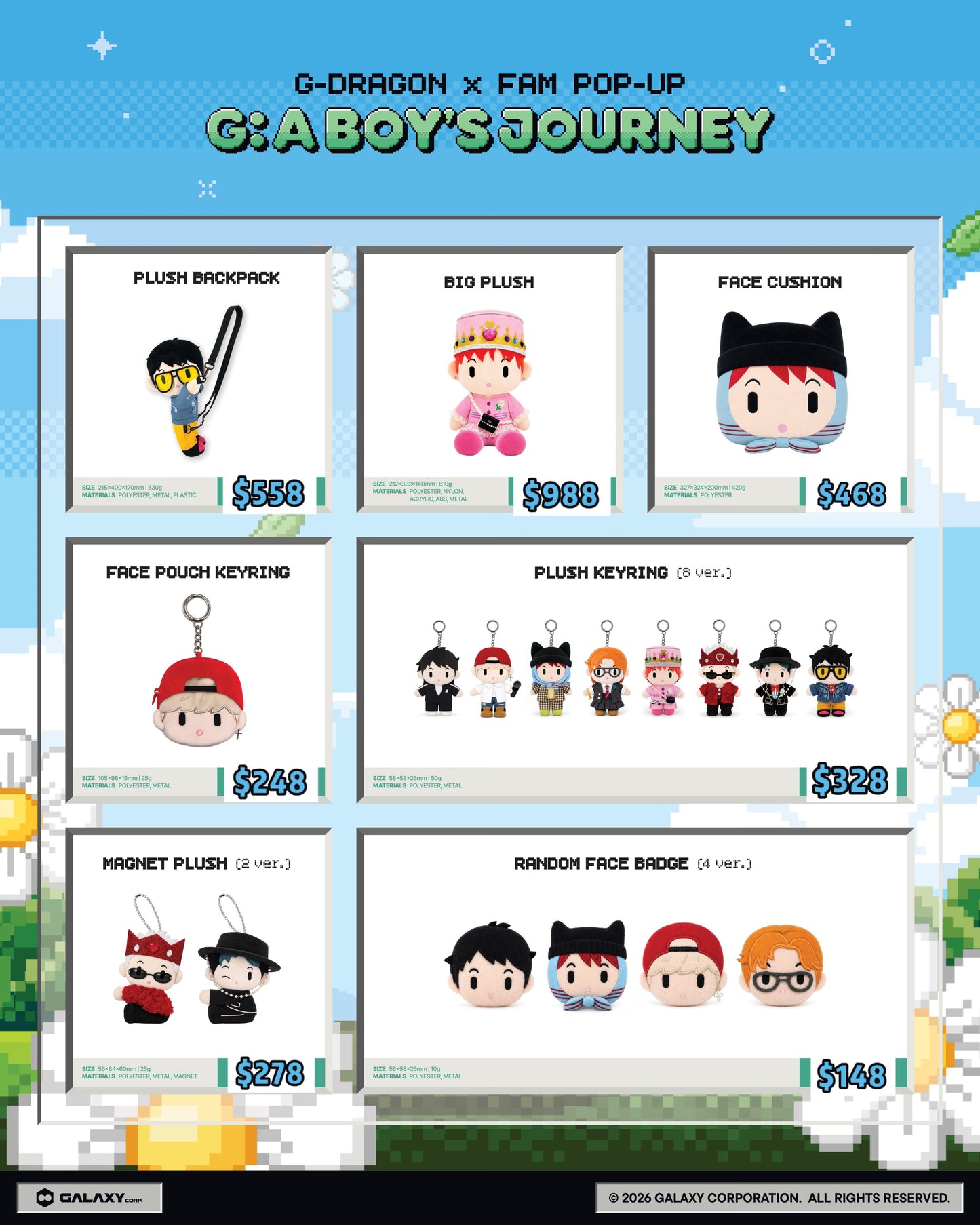 Pre-order| G:A BOYS JOURNEY POP -UP