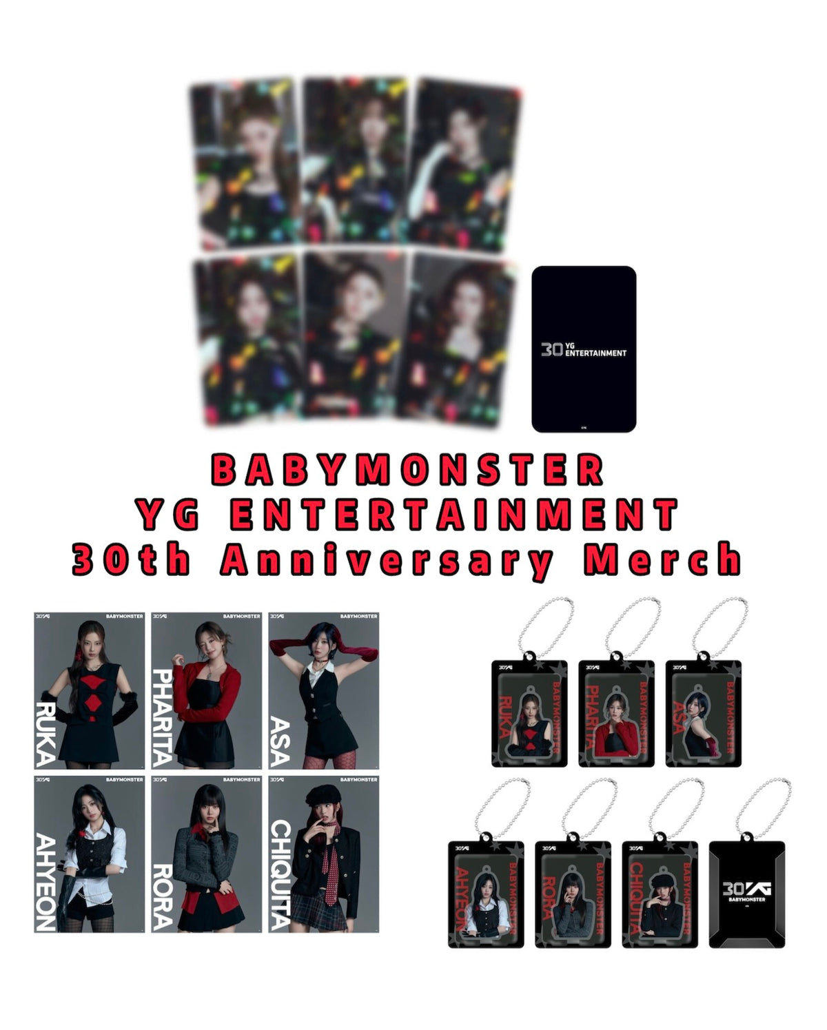 Pre-order| BABYMONSTER YG 30th Anniversary Merch