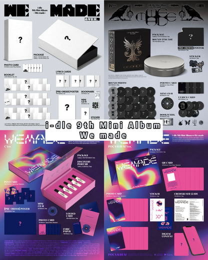Pre-order| i-dle 9th Mini Album We made