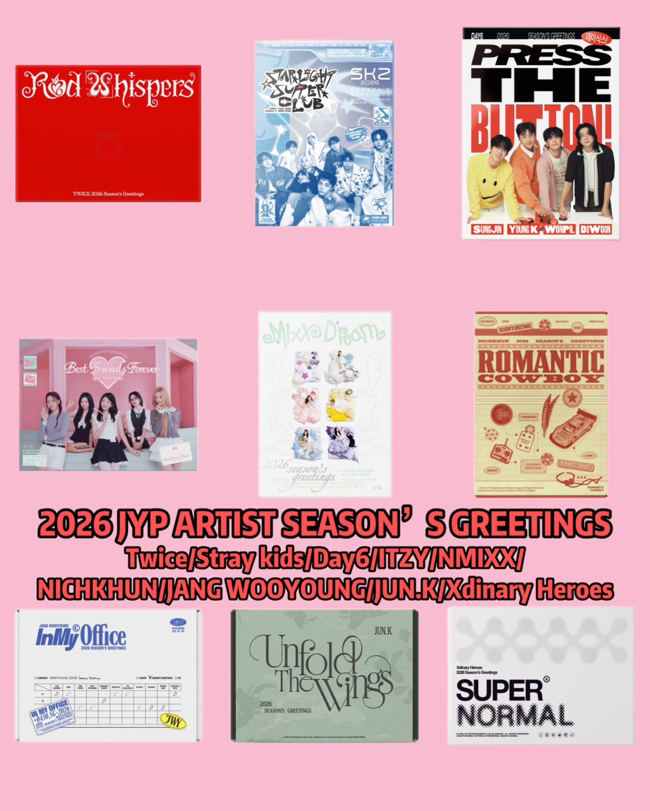 Pre-order| 2026 JYP ARTIST SEASON’S GREETINGS