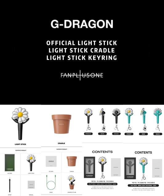 Pre-order| G-Dragon Light Stick/Cradle/keyring