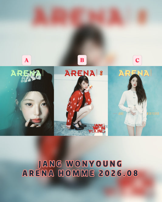 Pre-order| JANG WONYOUNG ARENA HOMME 2026.08