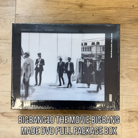 In-stock| BIGBANG10 THE MOVIE BIGBANG MADE DVD FULL PACKAGE BOX