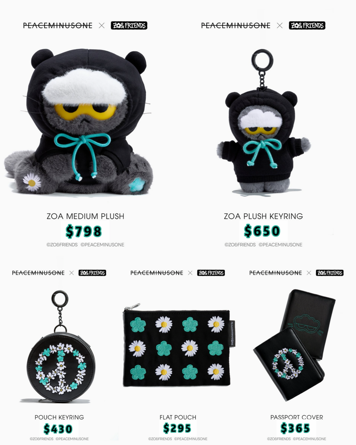 Pre-order| PEACEMINUSONE x ZO&FRIENDS