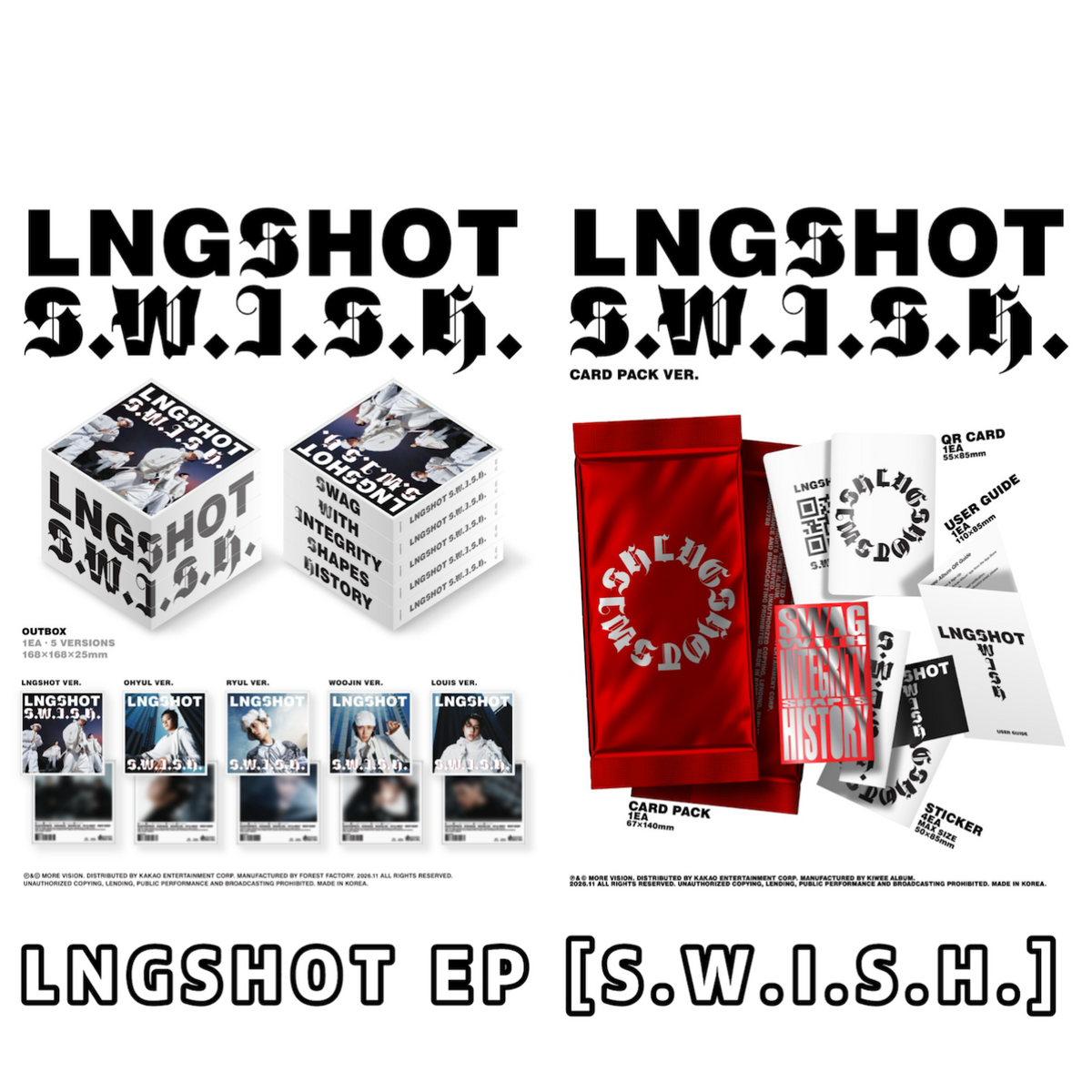 Pre-order| LNGSHOT EP S.W.I.S.H.