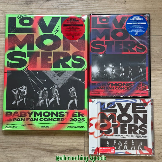 In-stock | BABYMONSTER LOVE MONSTERS JAPAN FAN CONCERT