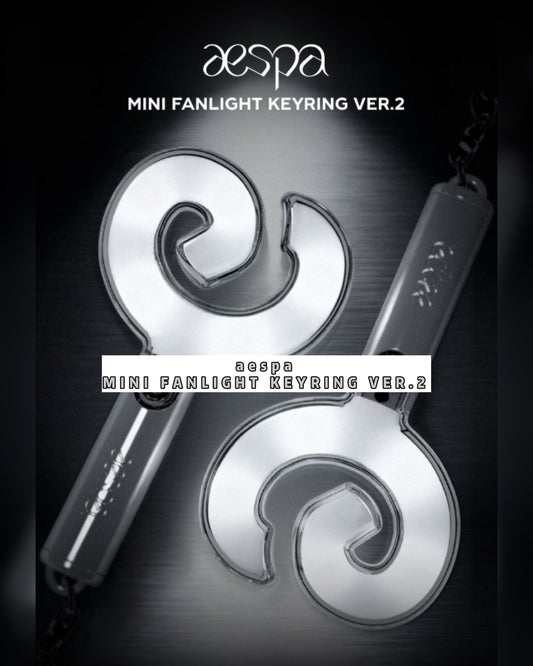 Pre-order| aespa MINI FANLIGHT KEYRING VER.2