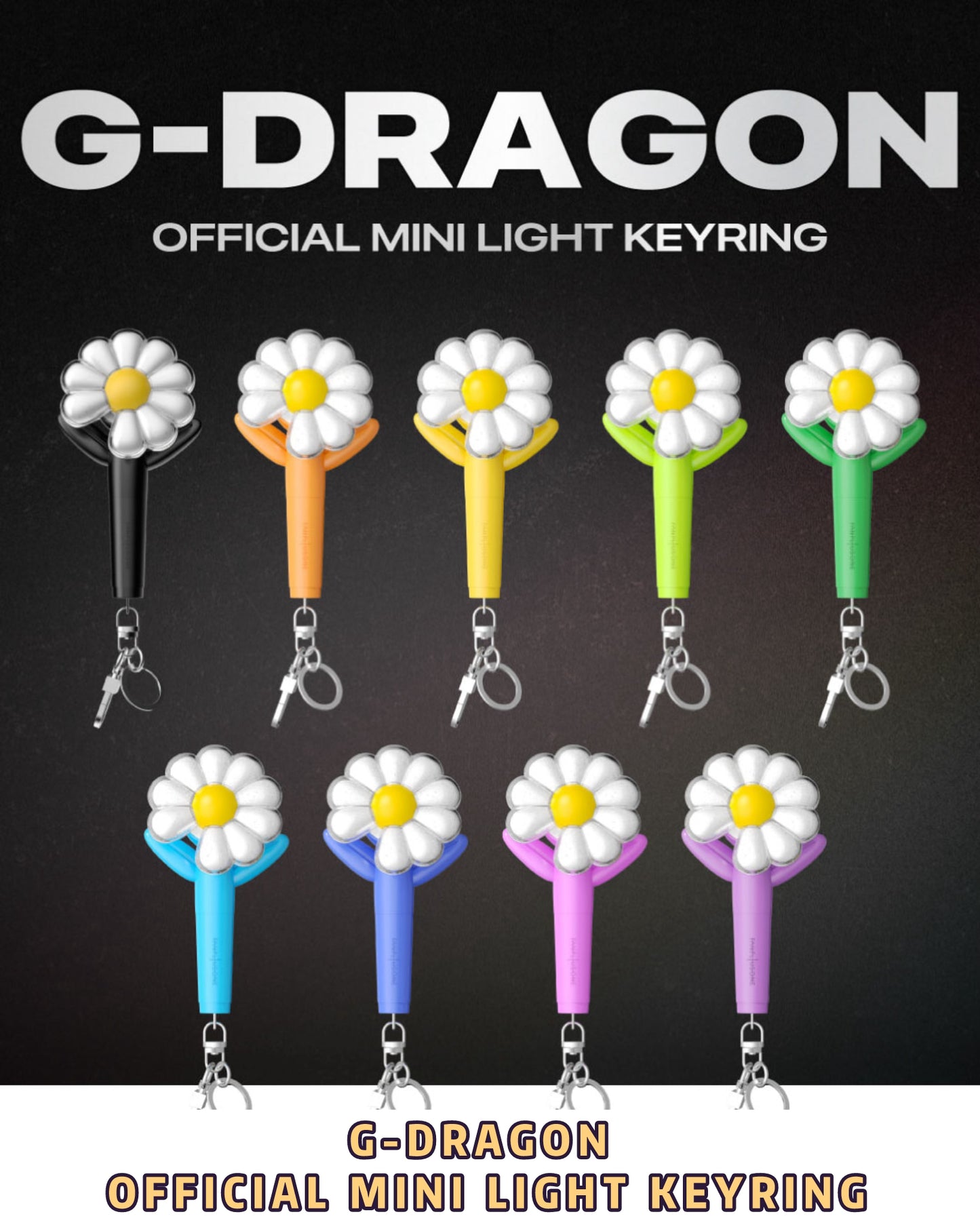 Pre-order| G-DRAGON OFFICIAL MINI LIGHT KEYRING
