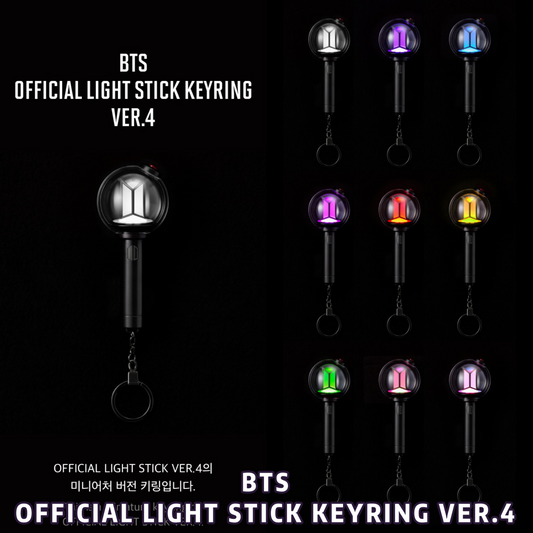 Pre-order| BTS OFFICIAL LIGHT STICK KEYRING VER.4