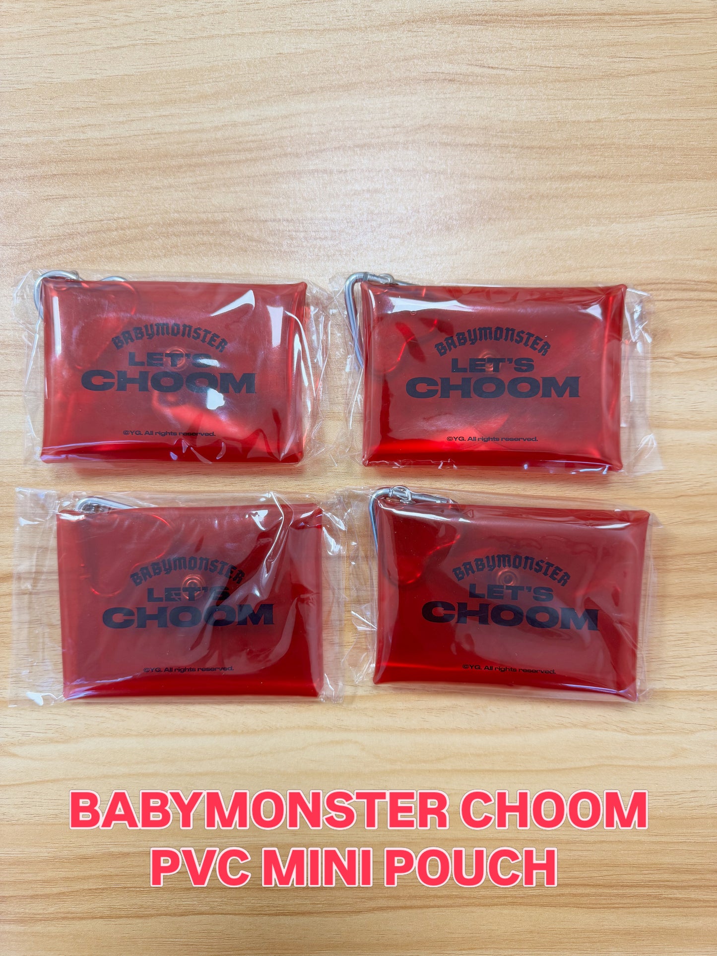 In-stock| BABYMONSTER CHOOM PVC MINI POUCH