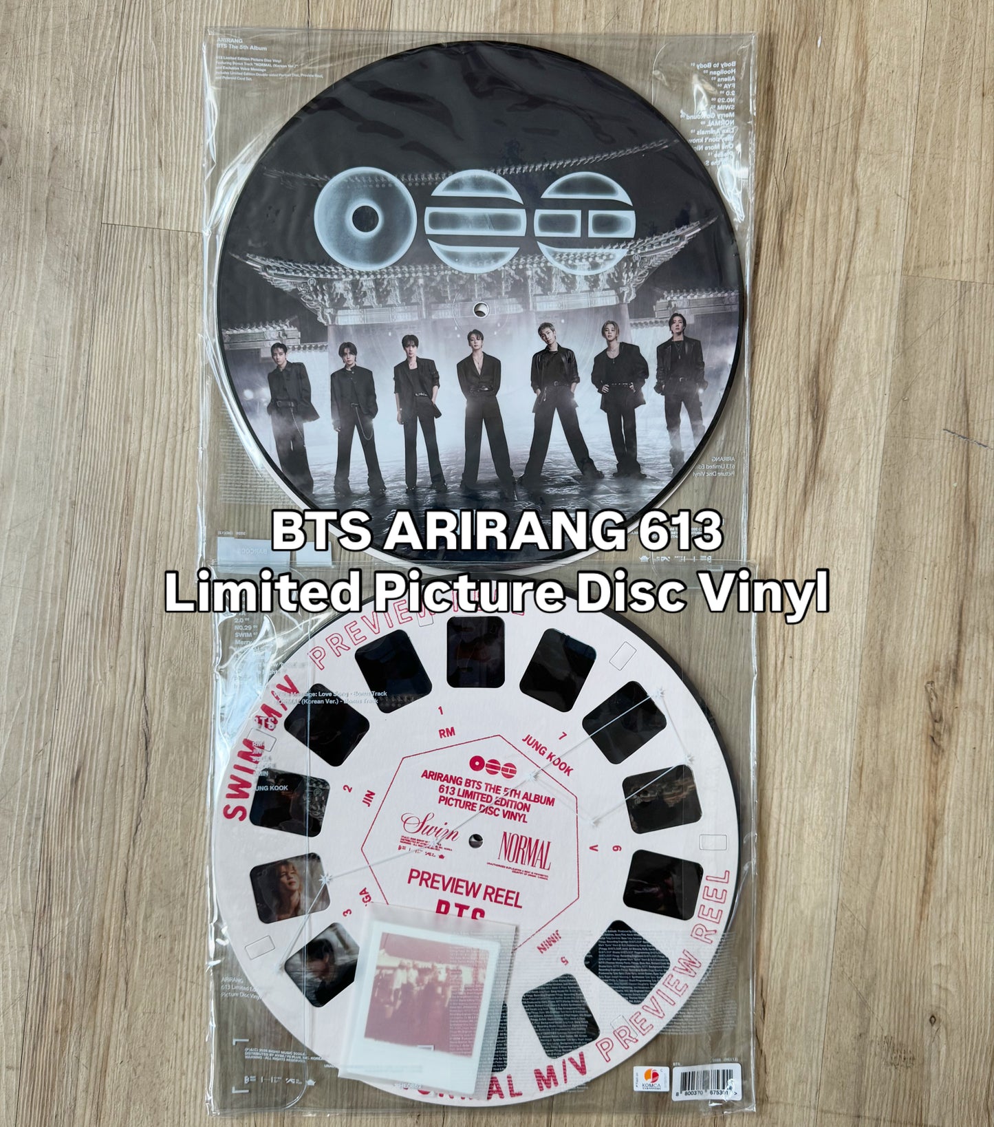 In-stock| BTS ARIRANG 613 Limited Edition Picture Disc Vinyl